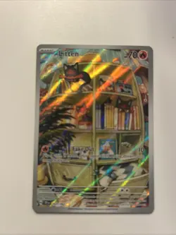 Pokemon Litten TCG Holo Card Illustration Rare Card 167/162SV05 Temporal Forces - Image 2