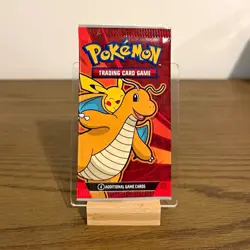 Pokemon TCG Pokemon GO Booster Pack 4 Cards English 2022 Pikachu Dragonite - Image 1