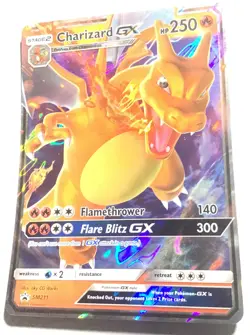 CHARIZARD GX - SM211 - OVERSIZED - SM Black Star Promo - Pokemon Card - NM - Image 1