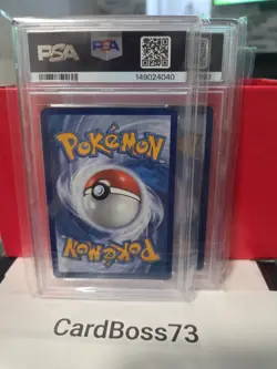PSA 9 🌟 Team Rockets Houndoom 191/182 Destined Illustration Rare Pokemon Card - Image 2