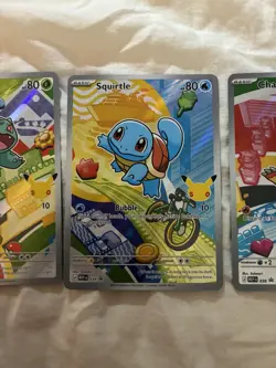 Pokemon First Partner Collection Bulbasaur, Squirtle, and Charmander Promo Cards - Image 4