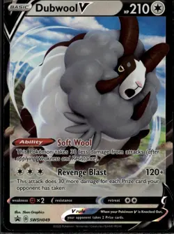 Dubwool V Promo SWSH: Sword & Shield Promo Cards SWSH049 Colorless Holo Pokemon - Image 1