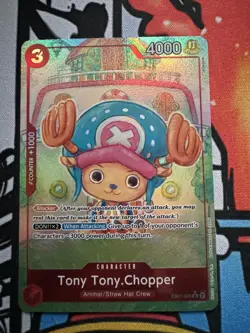 One Piece TCG Tony Tony Chopper (SR) EB01-006 Alt Art Memorial Collection Sowsow - Image 1