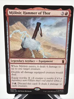 MTG Marvel Super Heroes Mjolnir, Hammer of Thor Mythic Red English Regular - Image 2
