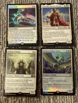 Magic The Gathering MTG Rare Lot 4 THB M20 MH1 Archon Foil Bishop Taranika Drift - Image 1