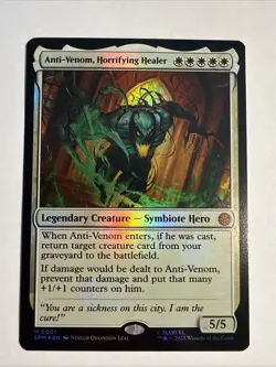 Anti-Venom, Horrifying Healer (Extended Art) Marvel's Spider-Man Foil - Image 1