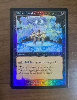 Mtg Dark Ritual Foil Mmq Version English - Image 1