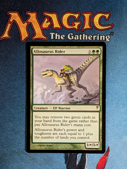 MTG - Allosaurus Rider – Coldsnap Rare - NM - Image 1