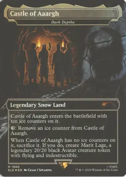MTG Castle of Aaargh - Dark Depths (1680) *Foil* Secret Lair: Monty Python NM - Image 1