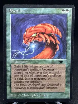 ***Powerleech*** MTG Antiquities LP Reserved List Vintage Magic - Image 1