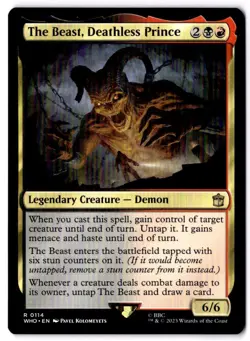 The Beast, Deathless Prince NM* Dr. Who ENGLISH 0114 mtg -UnltdCards - Image 1