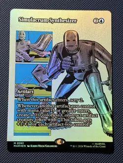Simulacrum Synthesizer (Borderless) Marvel Universe Eternal-Legal Foil - Image 1