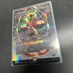 Iron Spider, Civil Warrior - Alibou, Ancient Witness (Borderless) Marvel Foil - Image 1