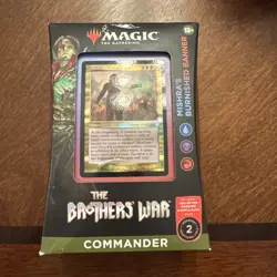 Magic the Gathering Mishra's Burnished Banner Commander Deck Sealed - Image 1