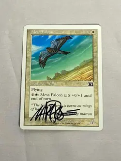 MTG Mesa Falcon 6th Edition Artist Proof and Signature Signed Poole - Image 1