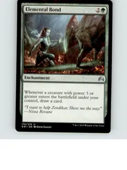 Elemental Bond 174 Uncommon Magic Origins Lightly played b3-886 - Image 1