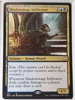 Shadowmage Infiltrator - Commander: New Capenna - Magic the Gathering MTG Nice! - Image 1