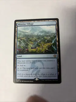 MTG - Mistrise Village - Regular Rare #261 - Tarkir: Dragonstorm NM - Image 1
