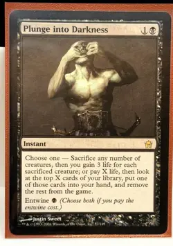 Wizards of the Coast Plunge into Darkness 57/165 Fifth Dawn Rare Regular EN - Image 1