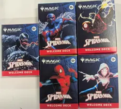 Spider-Man Magic the Gathering Welcome Deck Complete Set NEW - Image 1