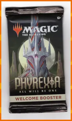 MTG PHYREXIA ALL WILL BE ONE WELCOME BOOSTER PACK x 1 FACTORY SEALED Magic NM - Image 1