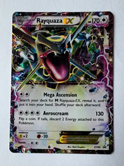 Pokemon TCG Rayquaza EX (Shiny) XY69 XY Black Star Promo Holo - Image 1