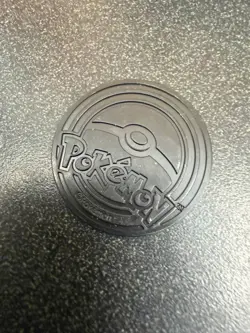 Pokemon Xerneas Blue Metallic Collector Coin TCG Promo Token 2014 - Image 2