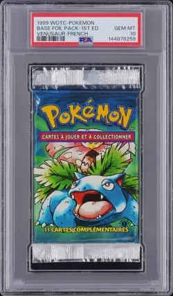 Pokemon Booster Florizarre Base Set Edition 1 PSA 10 New Sealed GEM MINT 🇫U - Image 3