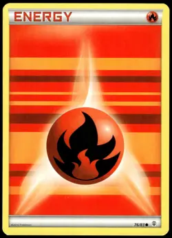 Fire Energy 76/83 Generations Common LP Pokemon 2016 - Image 1
