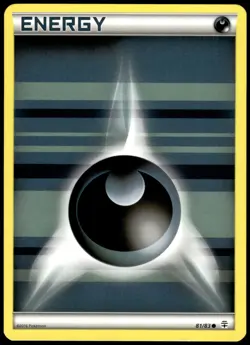 Darkness Energy 81/83 Generations Common LP Pokemon 2016 - Image 1