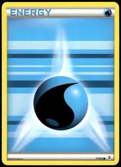 Water Energy 77/83 Generations Common LP Pokemon 2016 - Image 1