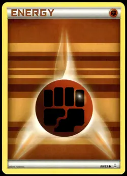 Fighting Energy 80/83 Generations Common LP Pokemon 2016 - Image 1