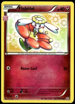 Flabebe RC17/RC32 Generations Common NM Pokemon 2016 - Image 1