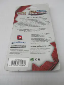 Pokemon Sun & Moon Crimson Invasion Booster Pack & Coin & Promo Card New Sealed - Image 2