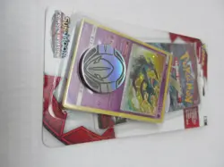 Pokemon Sun & Moon Crimson Invasion Booster Pack & Coin & Promo Card New Sealed - Image 3