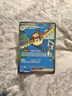 Pokemon Pidgeot ex 225/197 SV03 Obsidian Flames Full Art Holo 280 HP EN - Image 2