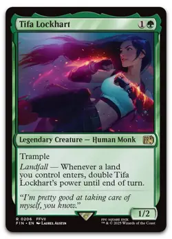 Tifa Lockhart #206 (NM) Final Fantasy FIN Magic MTG - Image 1