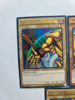 Yu-Gi-Oh! Exodia the Forbidden One 5-Card Set YGLD-ENA Unlimited Edition NM - Image 2