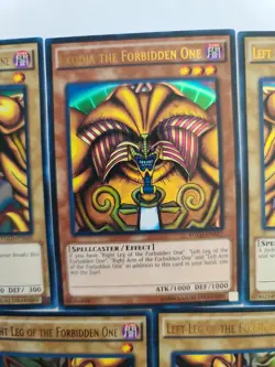 Yu-Gi-Oh! Exodia the Forbidden One 5-Card Set YGLD-ENA Unlimited Edition NM - Image 3