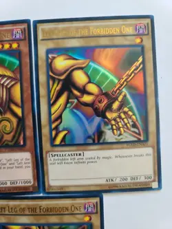 Yu-Gi-Oh! Exodia the Forbidden One 5-Card Set YGLD-ENA Unlimited Edition NM - Image 4