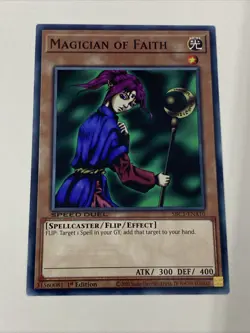 Yugioh - Magician of Faith & Faithfulness x 3 - 1st Edition NM - Plus Free Holo - Image 2