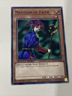 Yugioh - Magician of Faith & Faithfulness x 3 - 1st Edition NM - Plus Free Holo - Image 4
