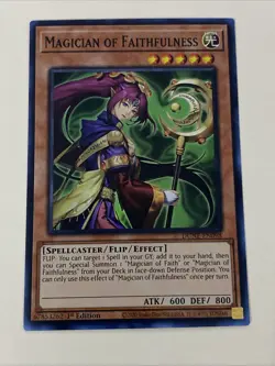 Yugioh - Magician of Faith & Faithfulness x 3 - 1st Edition NM - Plus Free Holo - Image 5