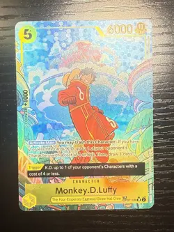 MONKEY D LUFFY - One Piece OP07-109 - TR Treasure Super Rare SR - Two Legends - Image 1