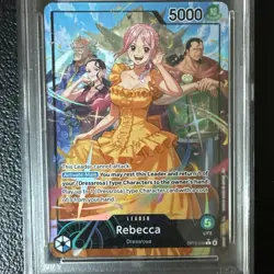 2026 ONE PIECE OP15-EB04-ADVENTURE ON KAMI'S ISLAND ALTERNATE ART REBECCA PSA 10 - Image 3