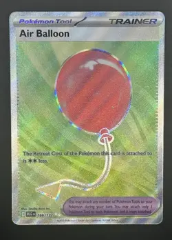NM - Air Balloon - 166/132 - Mega Evolution - Ultra Rare Holo - Pokemon - Image 1