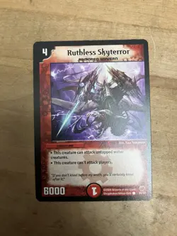 Duel Masters Ruthless Skyterror Dm-05 Survivor Of The Common 44/55 Light Play!! - Image 1