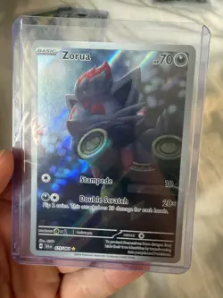 Pokemon TCG Zorua 075/064 Shrouded Fable Illustration Rare Near Mint Condition - Image 1