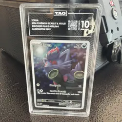 TAG 10 - Rank 1 - Pokemon TCG Zorua Illustration Rare - 075/064 - Shrouded Fable - Image 1