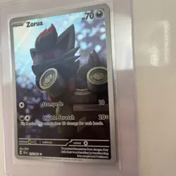 Zorua 075/064 - 🌊 Shrouded Fable Illustration Rare Pokemon TCG 🖤 - LP - Image 3